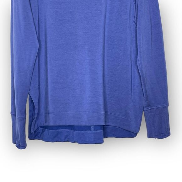 Athleta Blue Purple Crewneck Pullover Soft Sweatshirt Athleisure Women’s Large - Picture 4 of 10